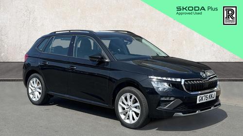 Used 2025 Skoda KAMIQ 1.0 TSI SE Edition SUV 5dr Petrol Manual Euro 6 (s/s) (116 ps) Black at Richmond Motor Group