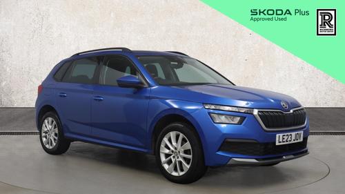 Used 2023 Skoda KAMIQ 1.0 TSI SE Drive SUV 5dr Petrol Manual Euro 6 (s/s) (110 ps) Blue at Richmond Motor Group