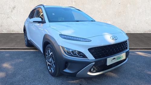 Used 2021 Hyundai KONA 1.6 h-GDi Ultimate SUV 5dr Petrol Hybrid DCT Euro 6 (s/s) (141 ps) White at Richmond Motor Group