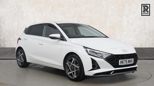 Used 2025 Hyundai i20 1.0 T-GDi Premium Hatchback 5dr Petrol DCT Euro 6 (s/s) (100 ps) White at Richmond Motor Group