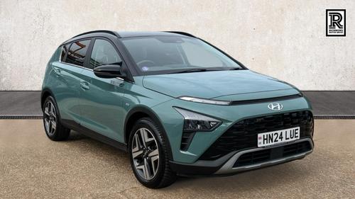 Used 2024 Hyundai BAYON 1.0 T-GDi MHEV Ultimate SUV 5dr Petrol Hybrid Manual Euro 6 (s/s) (120 ps) Green at Richmond Motor Group