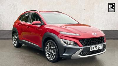 Used 2022 Hyundai KONA 1.6 h-GDi Premium SUV 5dr Petrol Hybrid DCT Euro 6 (s/s) (141 ps) at Richmond Motor Group
