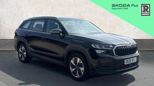 Used 2025 Skoda KODIAQ 1.5 TSI e-TEC MHEV SE SUV 5dr Petrol Hybrid DSG Euro 6 (s/s) (7 Seat) (150 ps) Black at Richmond Motor Group