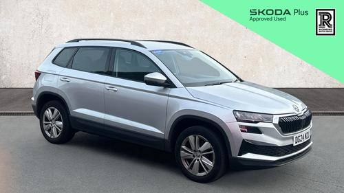 Used 2024 Skoda KAROQ 1.5 TSI ACT SE Drive SUV 5dr Petrol DSG Euro 6 (s/s) (150 ps) Silver at Richmond Motor Group