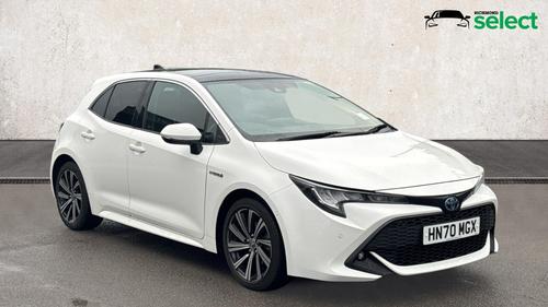 Used 2020 Toyota Corolla 1.8 VVT-h Design Hatchback 5dr Petrol Hybrid CVT Euro 6 (s/s) (122 ps) White at Richmond Motor Group