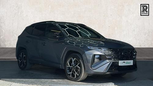 Used 2024 Hyundai TUCSON 1.6 T-GDi N Line SUV 5dr Petrol Hybrid Auto Euro 6 (s/s) (215 ps) Grey at Richmond Motor Group