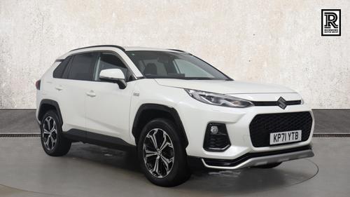 Used 2021 Suzuki ACROSS 2.5 18.1kWh SUV 5dr Petrol Plug-in Hybrid E-CVT 4WD Euro 6 (s/s) (287 ps) White at Richmond Motor Group