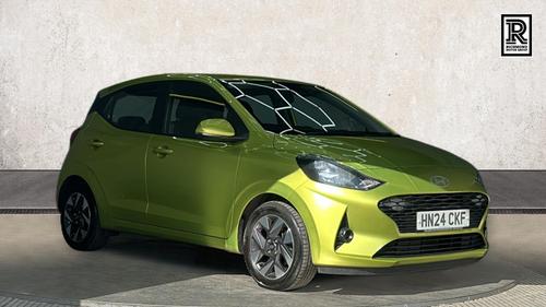 Used 2024 Hyundai i10 1.2 Advance Hatchback 5dr Petrol Manual Euro 6 (s/s) (84 ps) Yellow at Richmond Motor Group