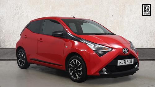 Used 2021 Toyota AYGO 1.0 VVT-i x-trend Hatchback 5dr Petrol Manual Euro 6 (s/s) (71 ps) Red at Richmond Motor Group