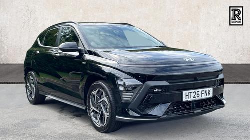 Used 2026 Hyundai KONA 1.6 h-GDi N Line S SUV 5dr Petrol Hybrid DCT Euro 6 (s/s) (138 ps) Black at Richmond Motor Group