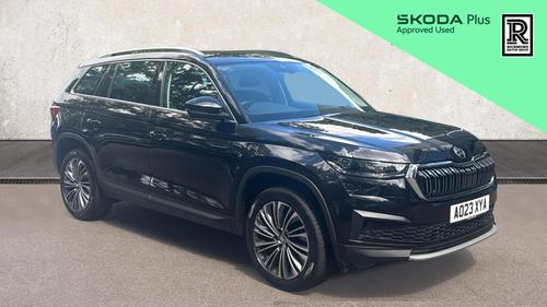 Used 2023 Skoda Kodiaq 1.5 TSI ACT SE L Executive SUV 5dr Petrol DSG Euro 6 (s/s) (7 Seat) (150 ps) Black at Richmond Motor Group