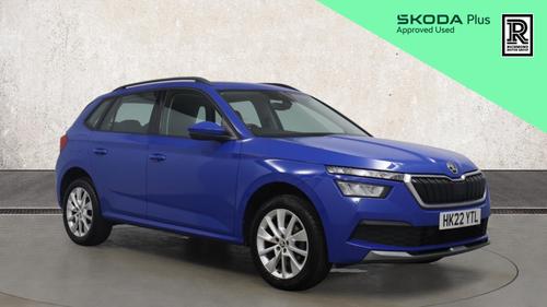 Used 2022 Skoda Kamiq 1.0 TSI SE SUV 5dr Petrol Manual Euro 6 (s/s) (95 ps) Blue at Richmond Motor Group