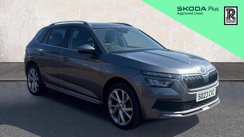 Used 2023 Skoda KAMIQ 1.0 TSI SE L Executive SUV 5dr Petrol Manual Euro 6 (s/s) (110 ps) Grey at Richmond Motor Group