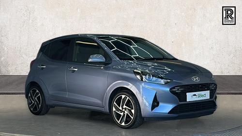 Used 2025 Hyundai i10 1.2 Premium Hatchback 5dr Petrol Auto Euro 6 (s/s) (79 ps) Blue at Richmond Motor Group