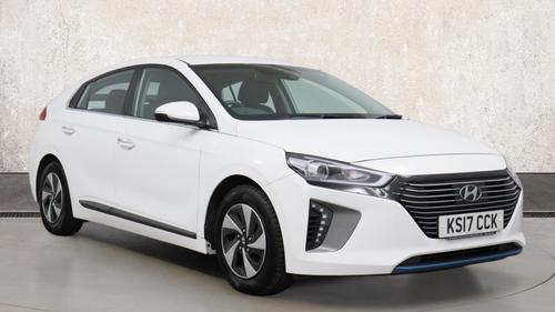 Used 2017 Hyundai IONIQ 1.6 h-GDi Premium Hatchback 5dr Petrol Hybrid DCT Euro 6 (s/s) (141 ps) White at Richmond Motor Group