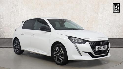 Used 2023 Peugeot 208 1.2 PureTech Allure Premium + Hatchback 5dr Petrol EAT Euro 6 (s/s) (130 ps) White at Richmond Motor Group
