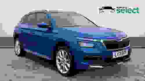 Used 2022 Skoda Kamiq 1.0 TSI SE L SUV 5dr Petrol DSG Euro 6 (s/s) (110 ps) Blue at Richmond Motor Group