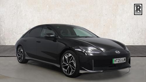 Used 2025 Hyundai IONIQ 6 77.4kWh Ultimate Saloon 4dr Electric Auto AWD (325 ps) Black at Richmond Motor Group