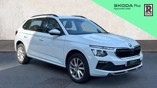 Used 2025 Skoda KAMIQ 1.0 TSI SE Edition SUV 5dr Petrol DSG Euro 6 (s/s) (116 ps) White at Richmond Motor Group