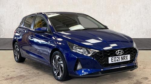 Used 2021 Hyundai i20 1.0 T-GDi MHEV SE Connect Hatchback 5dr Petrol Hybrid DCT Euro 6 (s/s) (100 ps) Blue at Richmond Motor Group