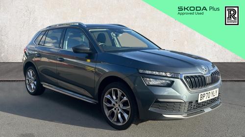 Used 2021 Skoda Kamiq 1.0 TSI SE L SUV 5dr Petrol DSG Euro 6 (s/s) (110 ps) Grey at Richmond Motor Group