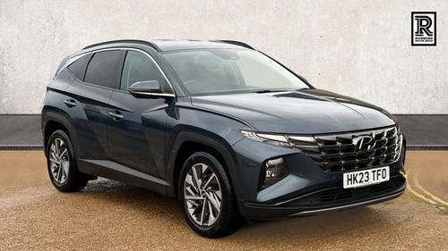 Used 2023 Hyundai TUCSON 1.6 T-GDi Premium SUV 5dr Petrol Manual Euro 6 (s/s) (150 ps) Blue at Richmond Motor Group