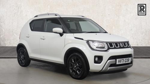 Used 2021 Suzuki IGNIS 1.2 Dualjet MHEV SZ5 Hatchback 5dr Petrol Hybrid CVT Euro 6 (s/s) (83 ps) White at Richmond Motor Group