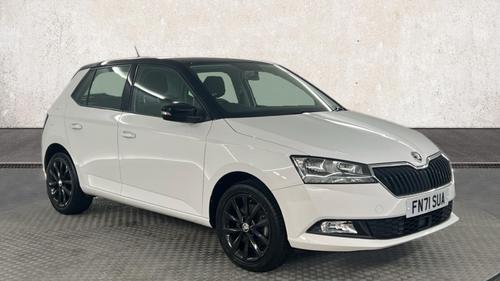 Used 2021 Skoda FABIA 1.0 TSI Colour Edition Hatchback 5dr Petrol DSG Euro 6 (s/s) (95 ps) White at Richmond Motor Group