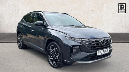 Used 2022 Hyundai TUCSON 1.6 h T-GDi N Line SUV 5dr Petrol Hybrid Auto Euro 6 (s/s) (230 ps) Grey at Richmond Motor Group