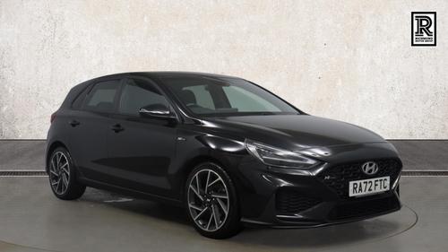 Used 2023 Hyundai i30 1.5 T-GDi MHEV N Line Hatchback 5dr Petrol Hybrid Manual Euro 6 (s/s) (159 ps) Black at Richmond Motor Group