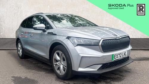 Used 2022 Skoda ENYAQ iV 62kWh 60 SUV 5dr Electric Auto (DC120kW) (179 ps) Silver at Richmond Motor Group