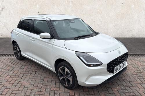 Used 2026 Suzuki SWIFT SWIFT 2024 1.2 HYBRID ULTRA ALLGRIP (ZVR) PURE WHITE PEARL METALLIC   M at Richmond Motor Group