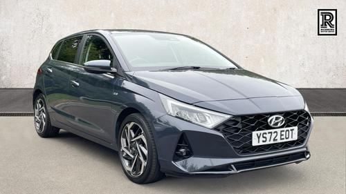 Used 2022 Hyundai i20 1.0 T-GDi MHEV Premium Hatchback 5dr Petrol Hybrid Manual Euro 6 (s/s) (100 ps) Grey at Richmond Motor Group