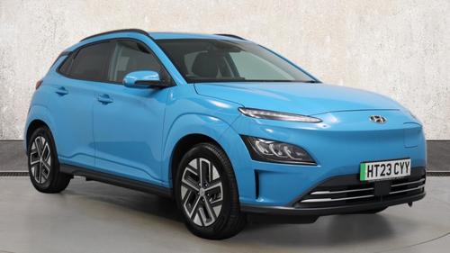 Used 2023 Hyundai KONA 64kWh Ultimate SUV 5dr Electric Auto (10.5kW Charger) (204 ps) DIVE BLUE at Richmond Motor Group