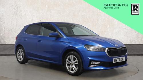 Used 2024 Skoda FABIA 1.0 TSI SE L Hatchback 5dr Petrol DSG Euro 6 (s/s) (116 ps) Blue at Richmond Motor Group