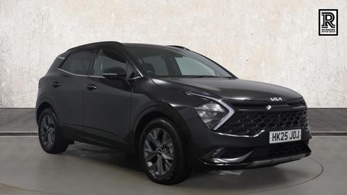 Used 2025 Kia SPORTAGE 1.6 h T-GDi GT-Line SUV 5dr Petrol Hybrid Auto Euro 6 (s/s) (207 bhp) Black at Richmond Motor Group