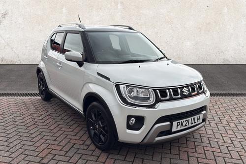 Used 2021 Suzuki Ignis 1.2 Dualjet MHEV SZ5 Hatchback 5dr Petrol Hybrid CVT Euro 6 (s/s) (83 ps) White at Richmond Motor Group