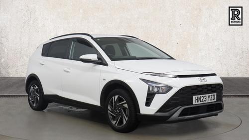 Used 2023 Hyundai BAYON 1.0 T-GDi MHEV SE Connect SUV 5dr Petrol Hybrid Manual Euro 6 (s/s) (100 ps) White at Richmond Motor Group