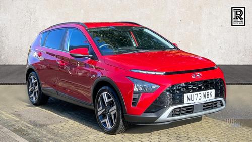 Used 2023 Hyundai BAYON 1.0 T-GDi MHEV Premium SUV 5dr Petrol Hybrid DCT Euro 6 (s/s) (120 ps) Red at Richmond Motor Group
