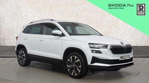 Used 2022 Skoda Karoq 1.5 TSI ACT SE L SUV 5dr Petrol Manual Euro 6 (s/s) (150 ps) White at Richmond Motor Group