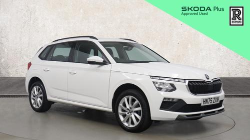 Used 2025 Skoda Kamiq 1.0 TSI SE Edition SUV 5dr Petrol Manual Euro 6 (s/s) (95 ps) White at Richmond Motor Group