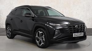 Used 2023 Hyundai TUCSON 1.6 h T-GDi Premium SUV 5dr Petrol Hybrid Auto Euro 6 (s/s) (230 ps) Black at Richmond Motor Group