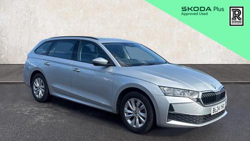 Used 2024 Skoda OCTAVIA 1.5 TSI ACT SE Technology Estate 5dr Petrol Manual Euro 6 (s/s) (116 ps) Silver at Richmond Motor Group