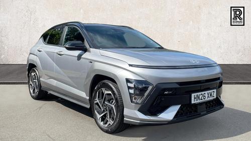 Used 2026 Hyundai KONA 1.6 T-GDi N Line SUV 5dr Petrol DCT Euro 6 (s/s) (138 ps) Silver at Richmond Motor Group