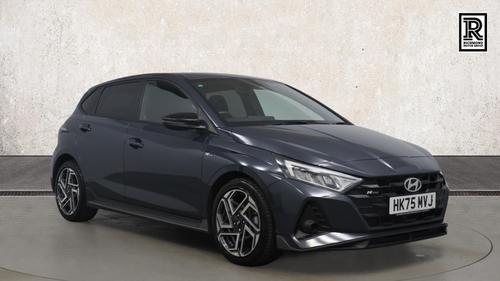 Used 2025 Hyundai i20 1.0 T-GDi N Line S Hatchback 5dr Petrol Manual Euro 6 (s/s) (100 ps) Grey at Richmond Motor Group