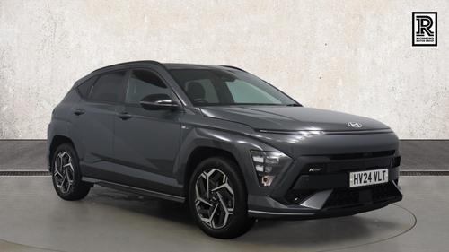 Used 2024 Hyundai KONA 1.0 T-GDi N Line SUV 5dr Petrol DCT Euro 6 (s/s) (120 ps) Grey at Richmond Motor Group