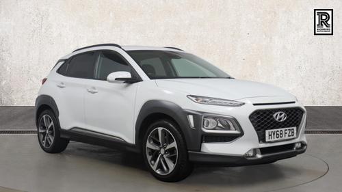 Used 2018 Hyundai KONA 1.0 T-GDi Blue Drive Premium SE SUV 5dr Petrol Manual Euro 6 (s/s) (120 ps) White at Richmond Motor Group