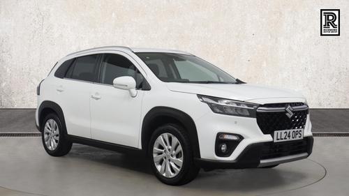 Used 2024 Suzuki S-CROSS 1.4 Boosterjet MHEV Motion SUV 5dr Petrol Hybrid Manual Euro 6 (s/s) (129 ps) White at Richmond Motor Group
