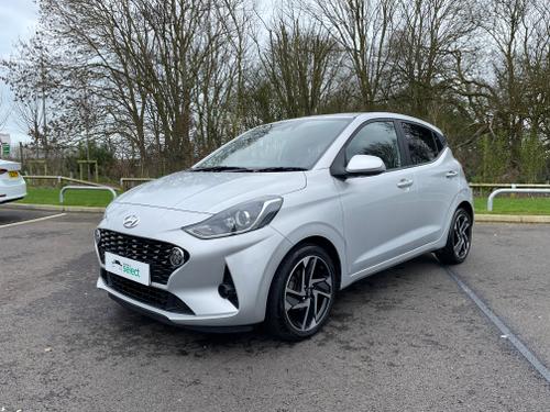 Used 2022 Hyundai i10 1.2 Premium Hatchback 5dr Petrol Auto Euro 6 (s/s) (84 ps) Silver at Richmond Motor Group