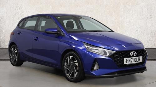 Used 2021 Hyundai i20 1.0 T-GDi Element Hatchback 5dr Petrol Manual Euro 6 (s/s) (100 ps) Blue at Richmond Motor Group